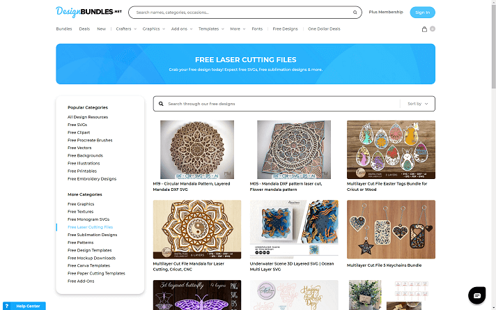 Design Bundles website