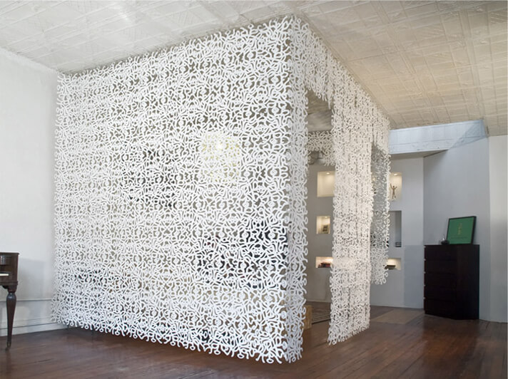 Laser cut curtain (Source Oliverburns)