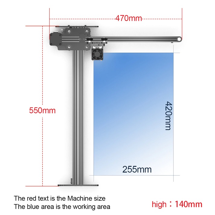 NEJE Master 2S Plus - size
