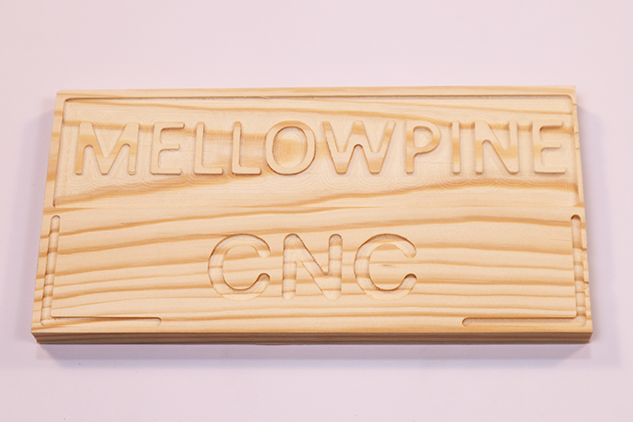 Wood engraved using Comgrow ROBO CNC