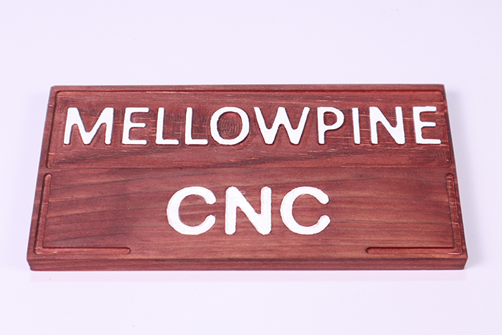 Wood Sign made using Comgrow ROBO CNC