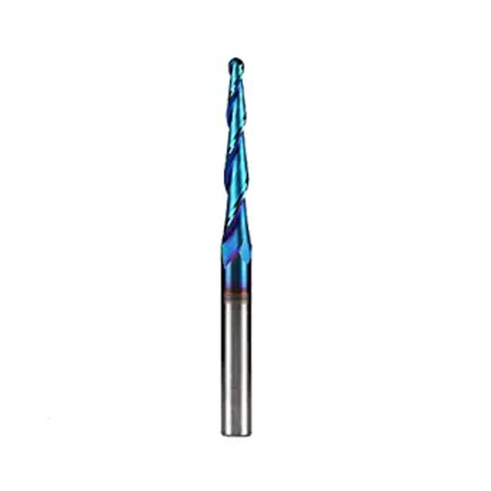 Tapered ball nose router bit