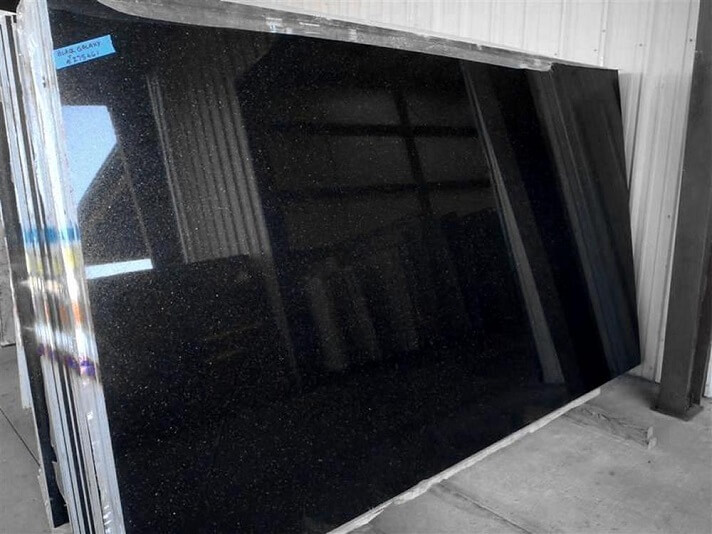 Black galaxy granite