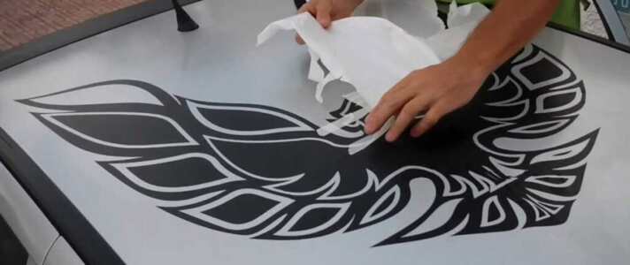 Laser Cut Vinyl Sticker (Source FAMUSE)