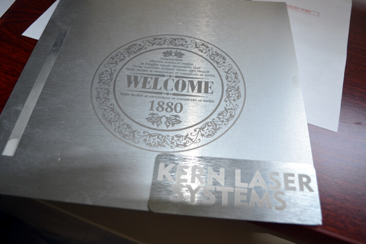 Laser Engraving Aluminum (Source Kernlasers)