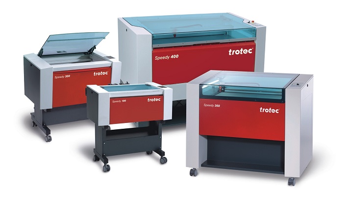 Trotec speedy series of laser machines