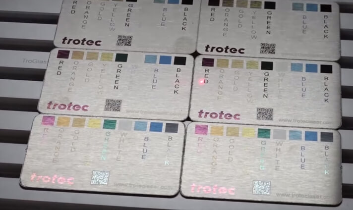 Color Laser Engraving Samples