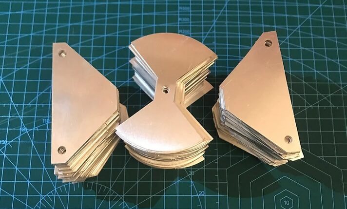 Laser cut aluminum parts (Source: Etsy)