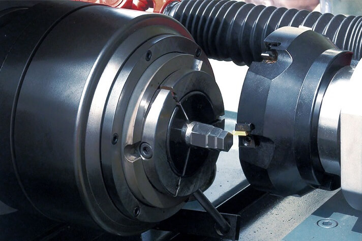 Polygonal turning on a CNC lathe