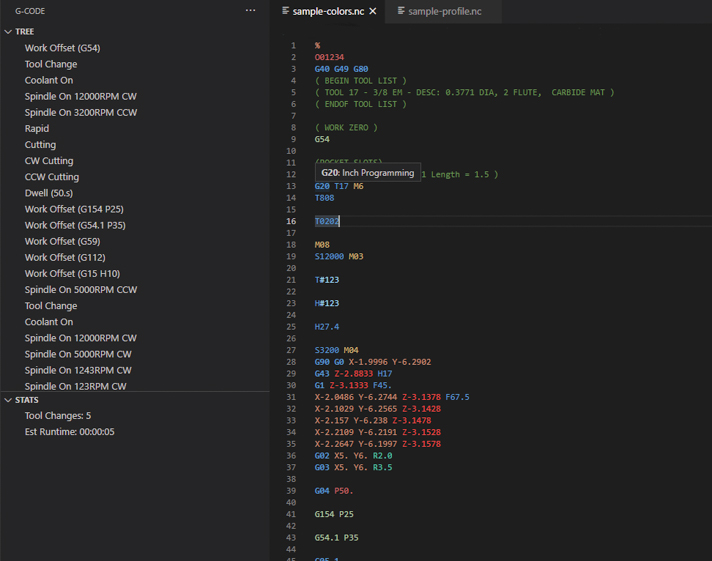 Program code created from a CAD design.