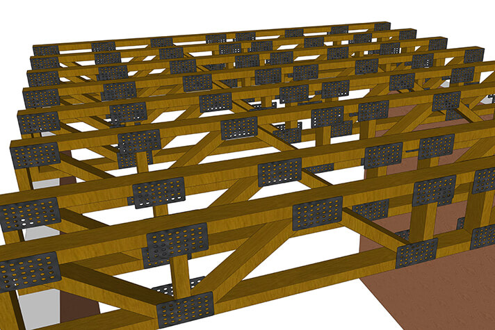 Long Floor Truss Spans.