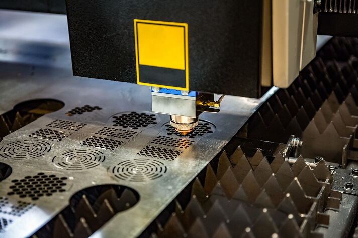Laser cutting carbon steel