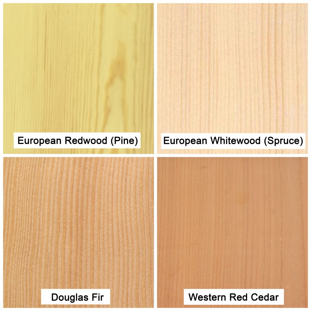 Different Wood Species.