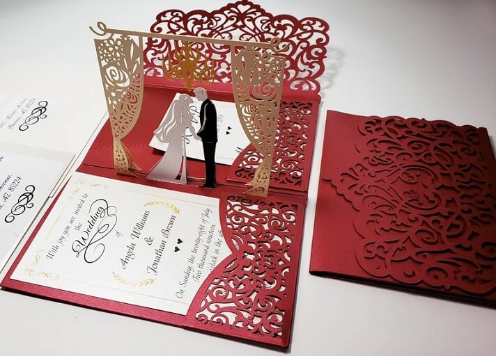 Laser cut paper
