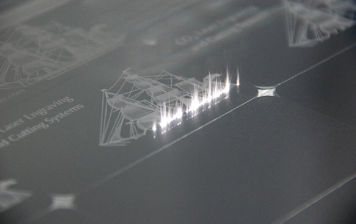 Laser engraving metal