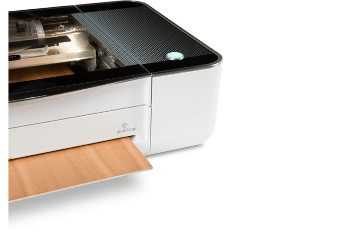 Pass Through slot in Glowforge Pro