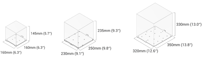 3D printing work area of Snapmaker 2.0