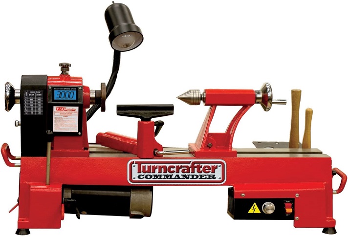Turncrafter Commander mini wood lathe