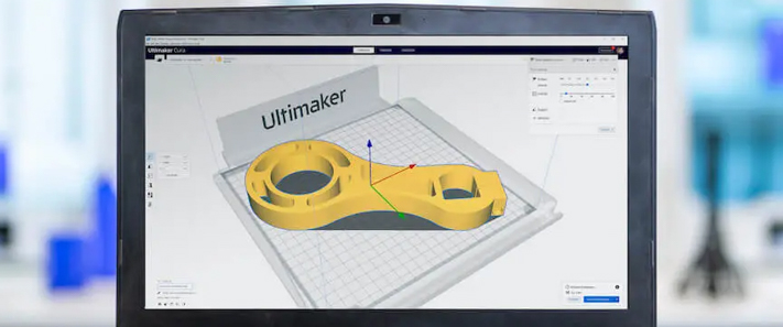 Cura interface(Source: Ultimaker webiste)