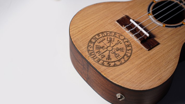 Ukulele laser engraved on Snapmaker 2.0