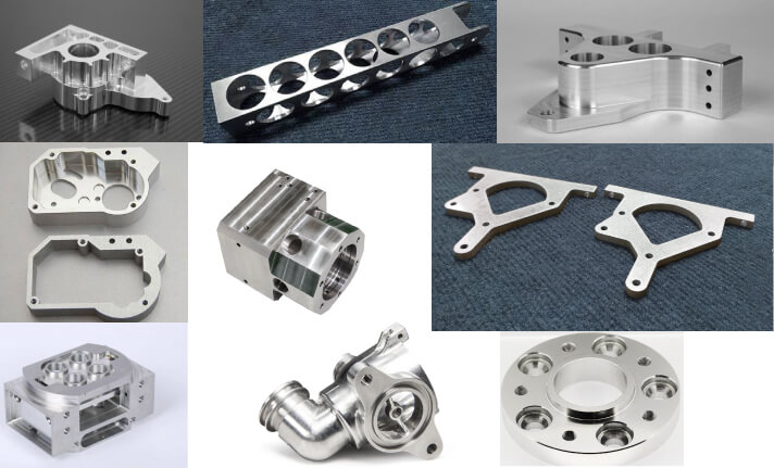 Some CNC milled parts