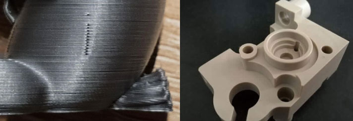 3d printed and CNC machined plastic parts