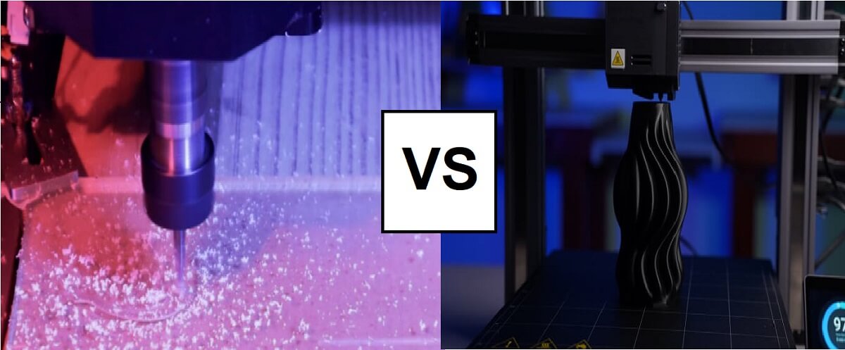 CNC vs 3d printing