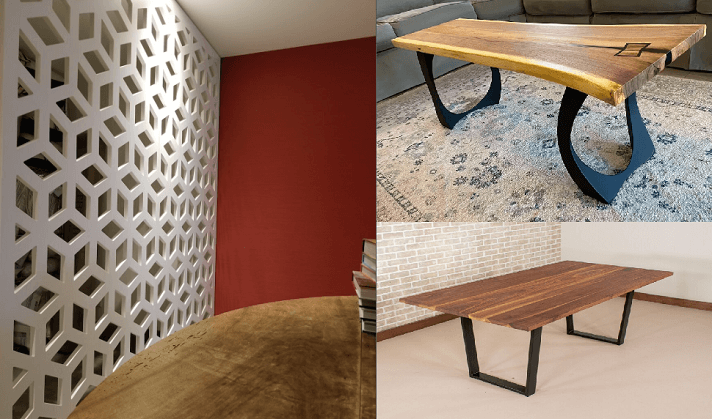 Furniture and wall panels