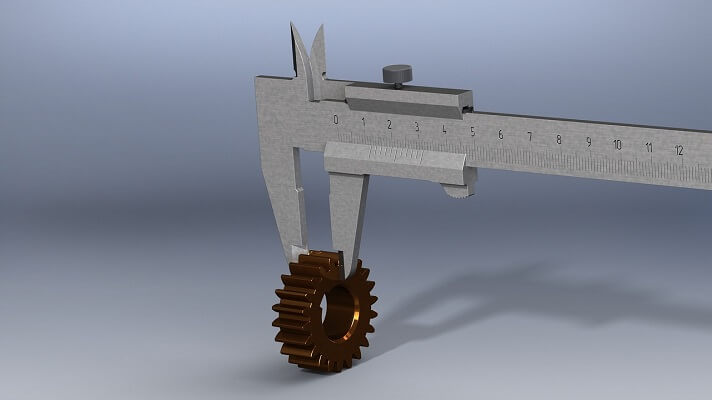 Using Vernier caliper for measurement