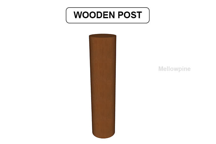 A Wooden Post