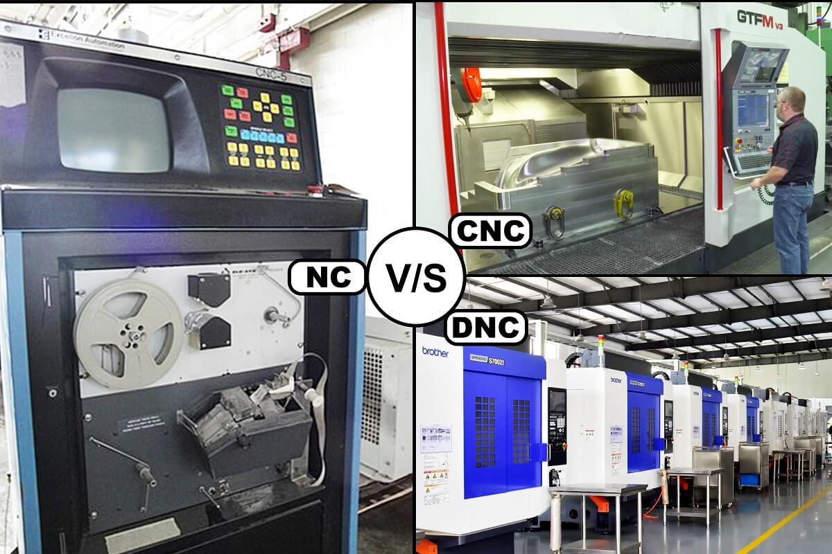 NC vs CNC vs DNC