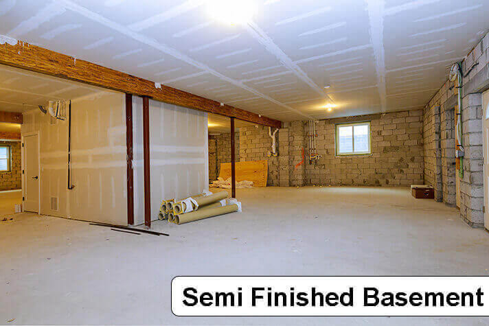 Semi Finished Basement
