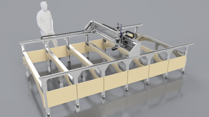 3D representation of Fabricator Pro CNC Router from BuildYourCNC