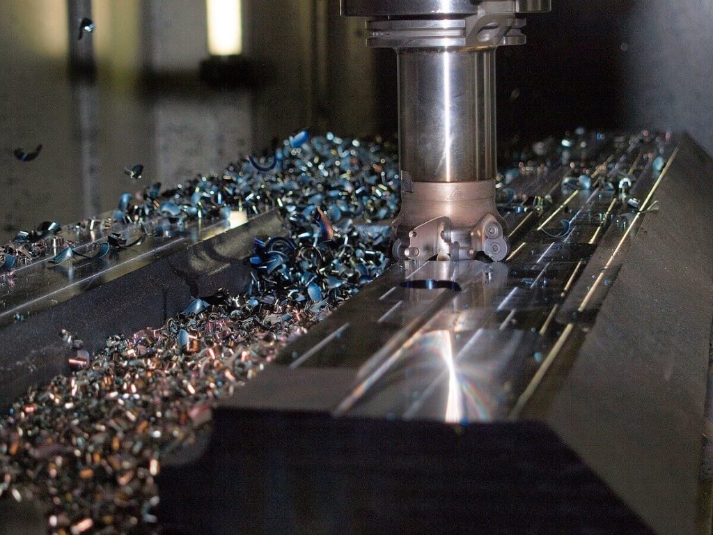 Face Milling the workpiece by using an Indexable end mill