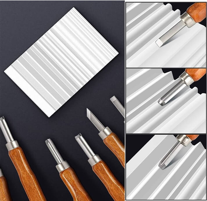 Sharpening stone for carving tools