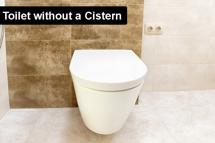 Toilet without a Cistern