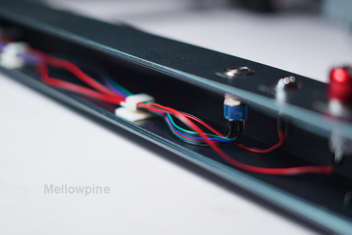 Wiring inside the frame of Ortur Laser Master 3