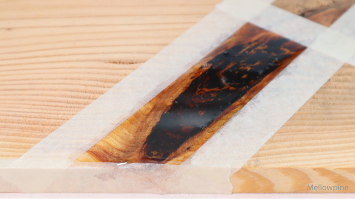 epoxy on a workpiece