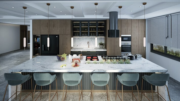 Painted kitchen