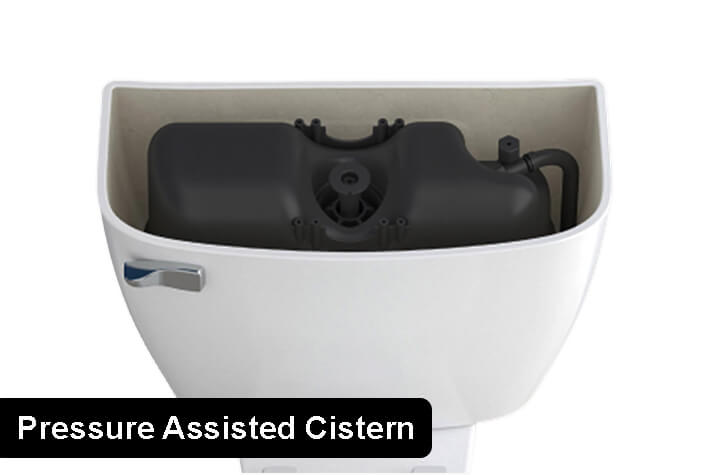 Pressure Assisted Cistern