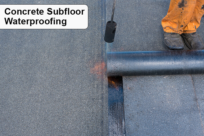 Concrete Subfloor Waterproofing