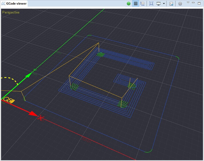 G-code viewer in Goko