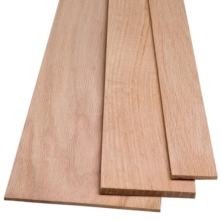 Oak wood sheets for scroll saw work