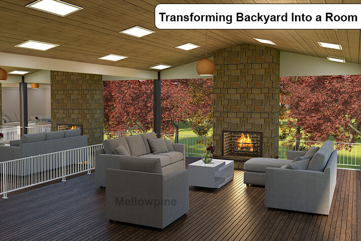 Transforming Backyard Into a Room