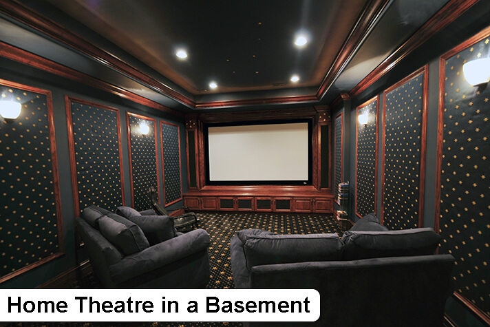 Home Theatre in a Basement