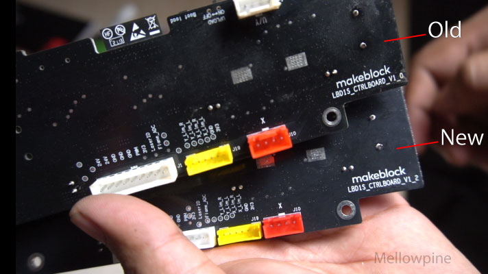 Old and new xTool Controllers