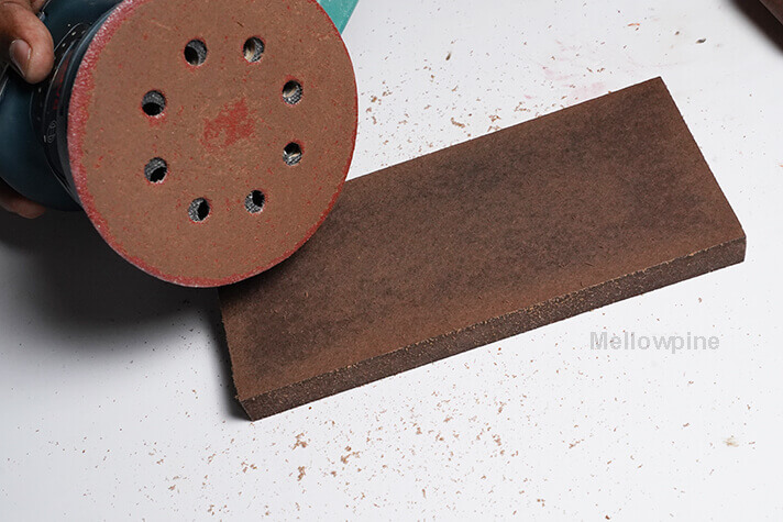 Sanding wet MDF resulting in clogging the grit of the sandpaper