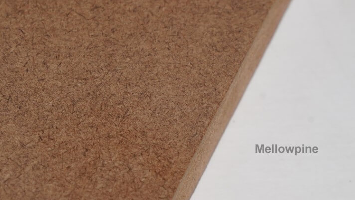 Surface finish after coarse sanding the MDF by 80-grit sandpaper