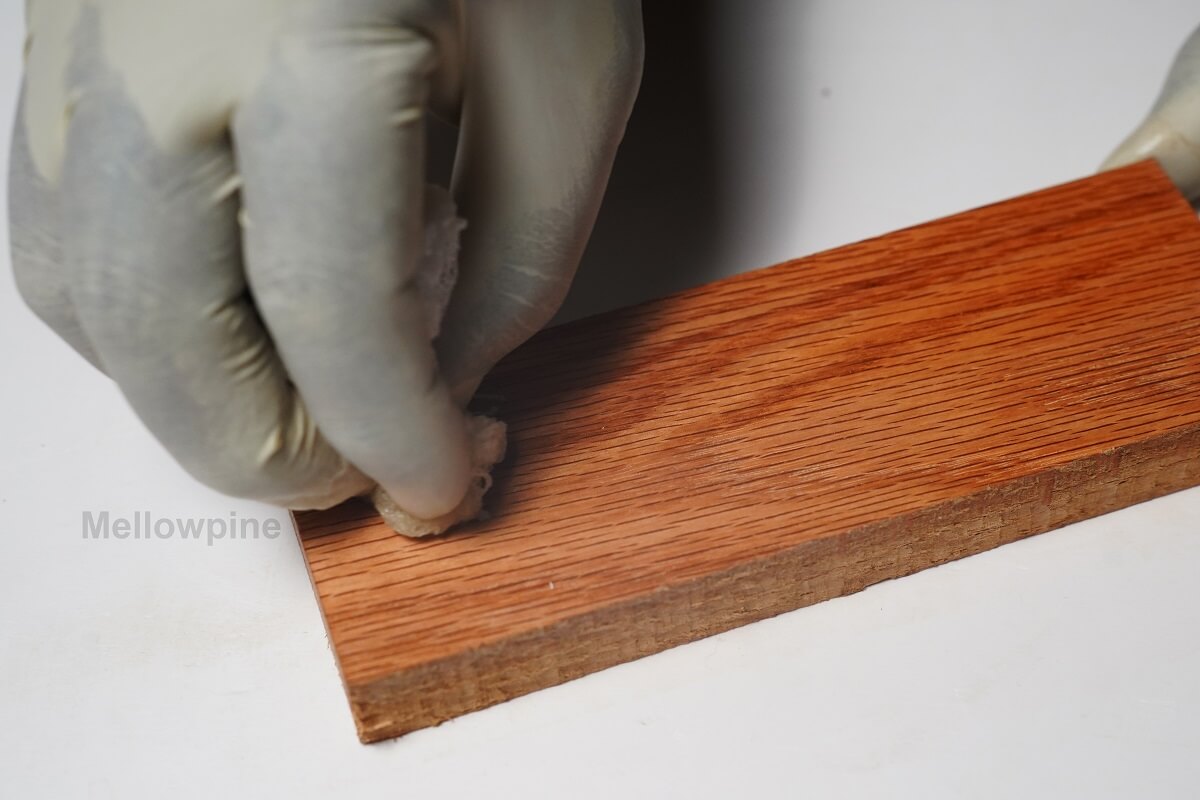 Tung oil on oak
