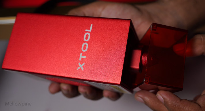 Protective shield on xTool 40W laser module
